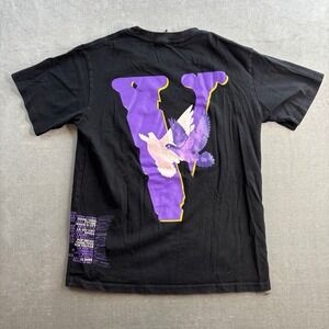 Nav x Vlone Good Intentions Black and Purple‎ T-Shirt Men's Size Medium